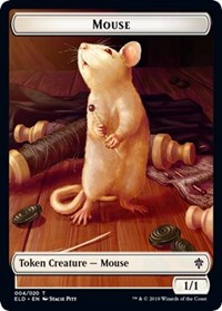 Mouse // Food (16) Double-Sided Token [Throne of Eldraine Tokens] | Red Riot Games CA