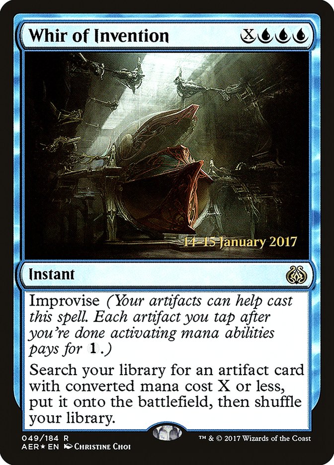 Whir of Invention [Aether Revolt Prerelease Promos] | Red Riot Games CA