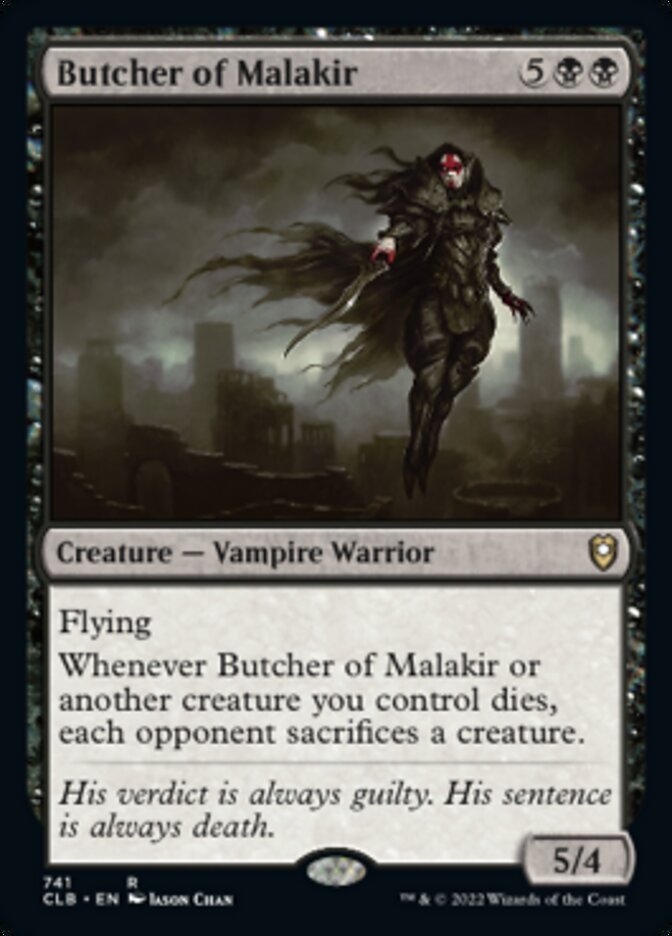 Butcher of Malakir [Commander Legends: Battle for Baldur's Gate] | Red Riot Games CA
