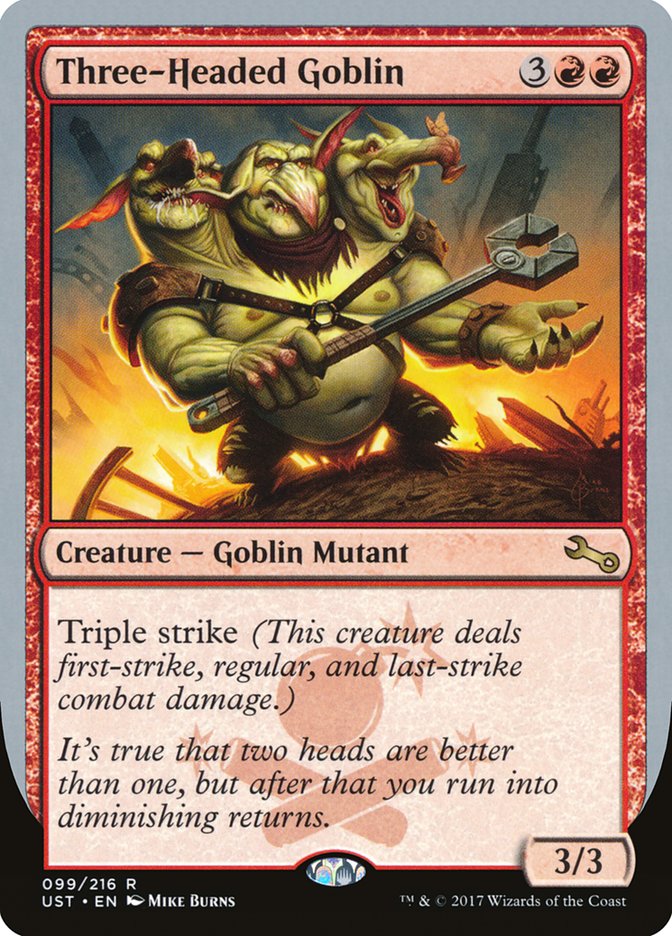 Three-Headed Goblin [Unstable] | Red Riot Games CA