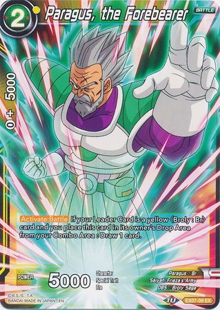 Paragus, the Forebearer (EX07-09) [Magnificent Collection Fusion Hero] | Red Riot Games CA