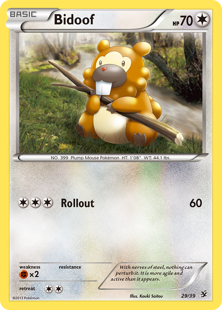 Bidoof (29/39) [XY: Kalos Starter Set] | Red Riot Games CA