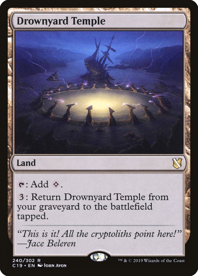 Drownyard Temple [Commander 2019] | Red Riot Games CA