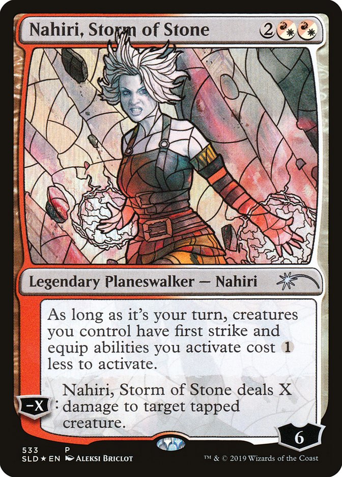Nahiri, Storm of Stone (Stained Glass) [Secret Lair Drop Promos] | Red Riot Games CA