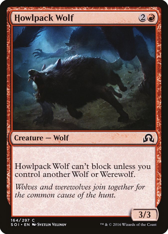 Howlpack Wolf [Shadows over Innistrad] | Red Riot Games CA