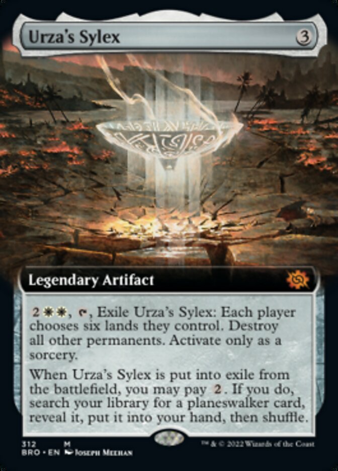 Urza's Sylex (Extended Art) [The Brothers' War] | Red Riot Games CA