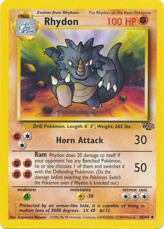 Rhydon (45/64) [Jungle Unlimited] | Red Riot Games CA