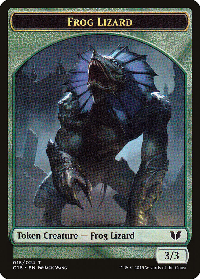 Frog Lizard // Germ Double-Sided Token [Commander 2015 Tokens] | Red Riot Games CA