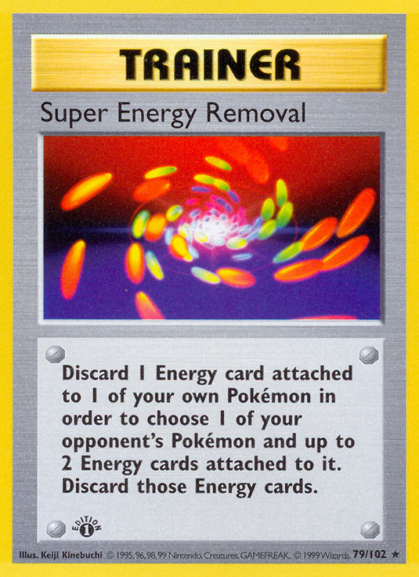Super Energy Removal (79/102) (Shadowless) [Base Set 1st Edition] | Red Riot Games CA