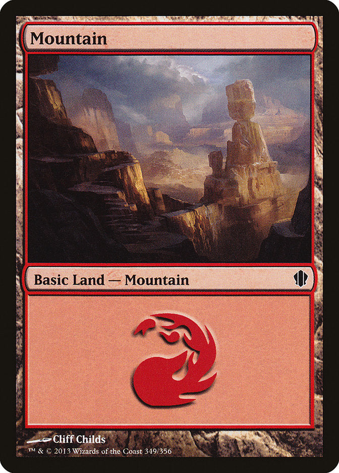 Mountain (349) [Commander 2013] | Red Riot Games CA