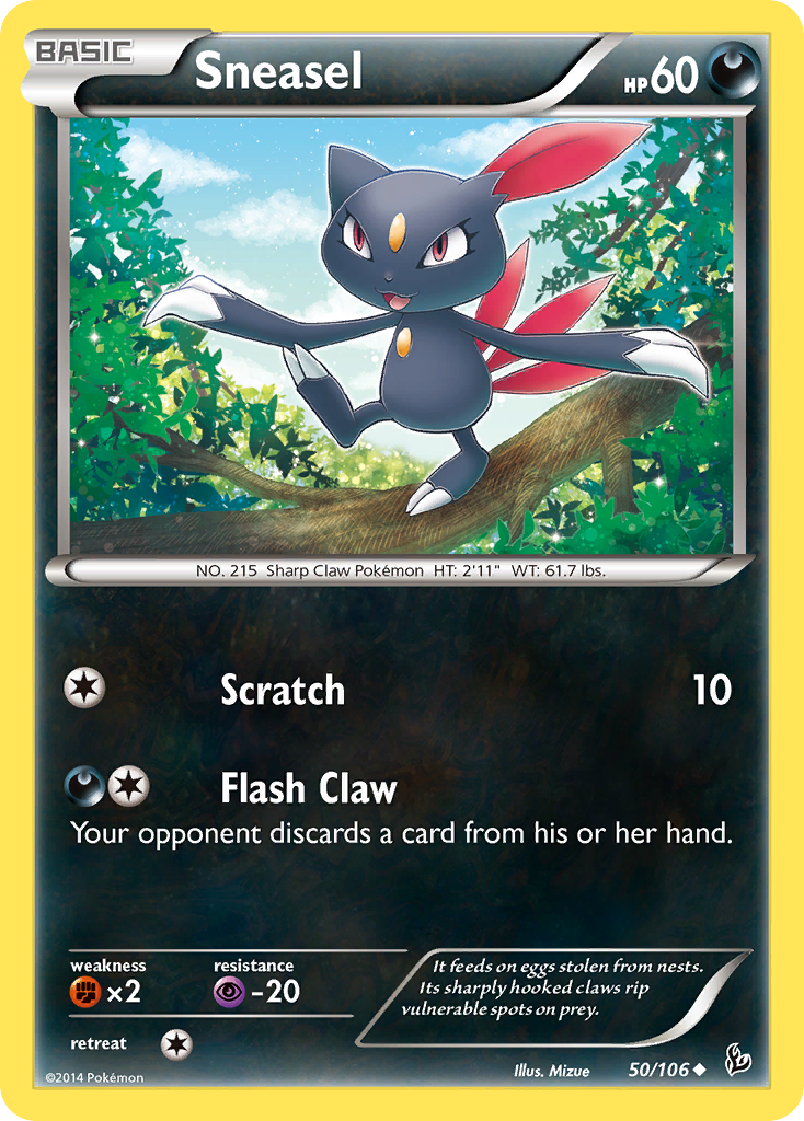 Sneasel (50/106) [XY: Flashfire] | Red Riot Games CA