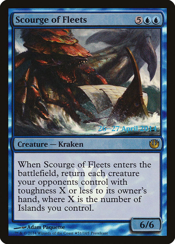 Scourge of Fleets [Journey into Nyx Prerelease Promos] | Red Riot Games CA