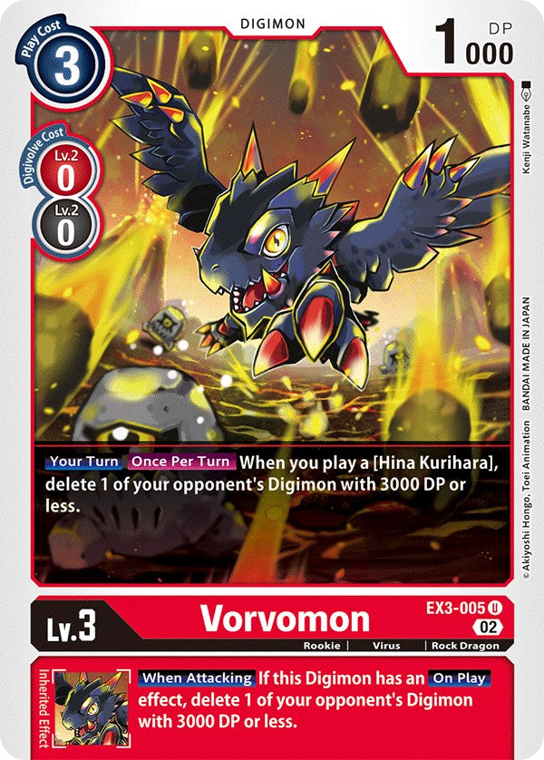 Vorvomon [EX3-005] [Draconic Roar] | Red Riot Games CA