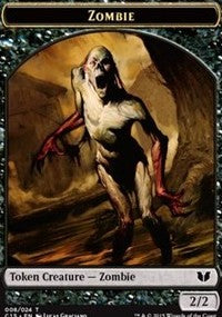 Zombie // Spirit (022) Double-Sided Token [Commander 2015 Tokens] | Red Riot Games CA