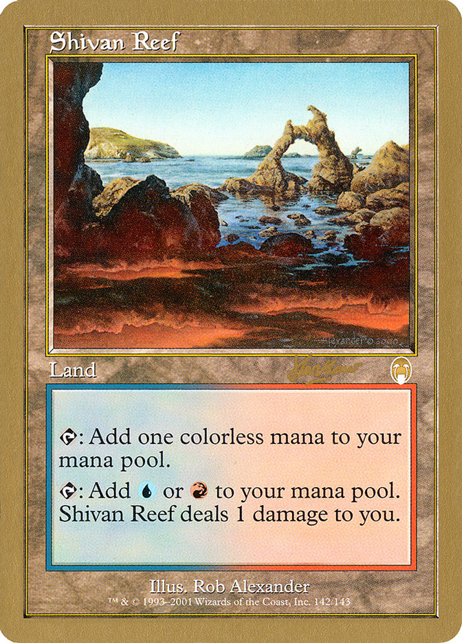 Shivan Reef (Sim Han How) [World Championship Decks 2002] | Red Riot Games CA