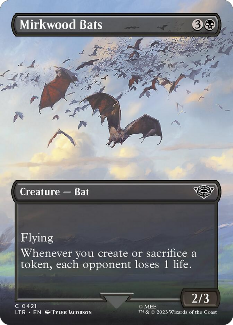 Mirkwood Bats (Borderless Alternate Art) [The Lord of the Rings: Tales of Middle-Earth] | Red Riot Games CA