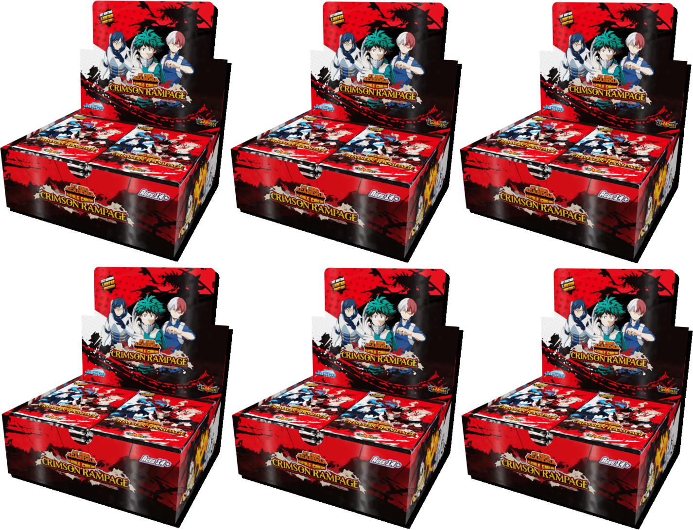 Crimson Rampage - Booster Box Case (1st Edition) | Red Riot Games CA