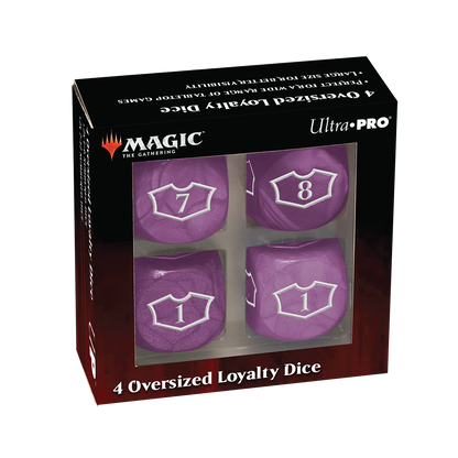 Ultra PRO: Loyalty Dice Set - 22MM Deluxe with 7-12 (Swamp)