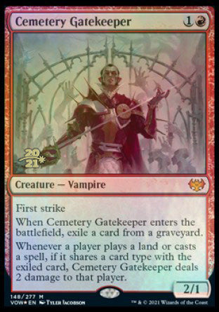 Cemetery Gatekeeper [Innistrad: Crimson Vow Prerelease Promos] | Red Riot Games CA