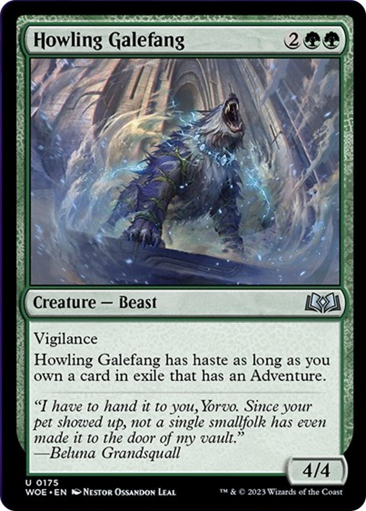 Howling Galefang [Wilds of Eldraine] | Red Riot Games CA