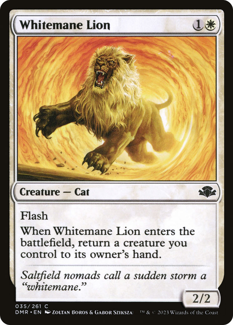 Whitemane Lion [Dominaria Remastered] | Red Riot Games CA