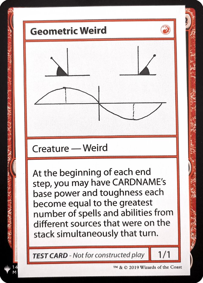 Geometric Weird [Mystery Booster Playtest Cards] | Red Riot Games CA