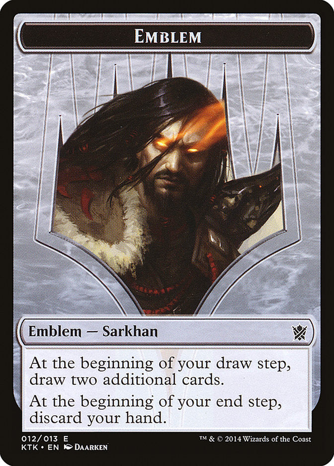 Sarkhan, the Dragonspeaker Emblem [Khans of Tarkir Tokens] | Red Riot Games CA