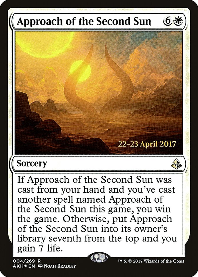 Approach of the Second Sun [Amonkhet Prerelease Promos] | Red Riot Games CA