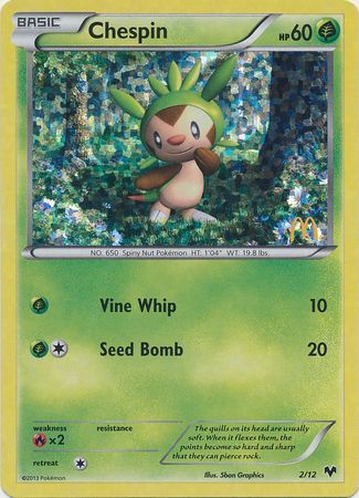 Chespin (2/12) [McDonald's Promos: 2014 Collection] | Red Riot Games CA