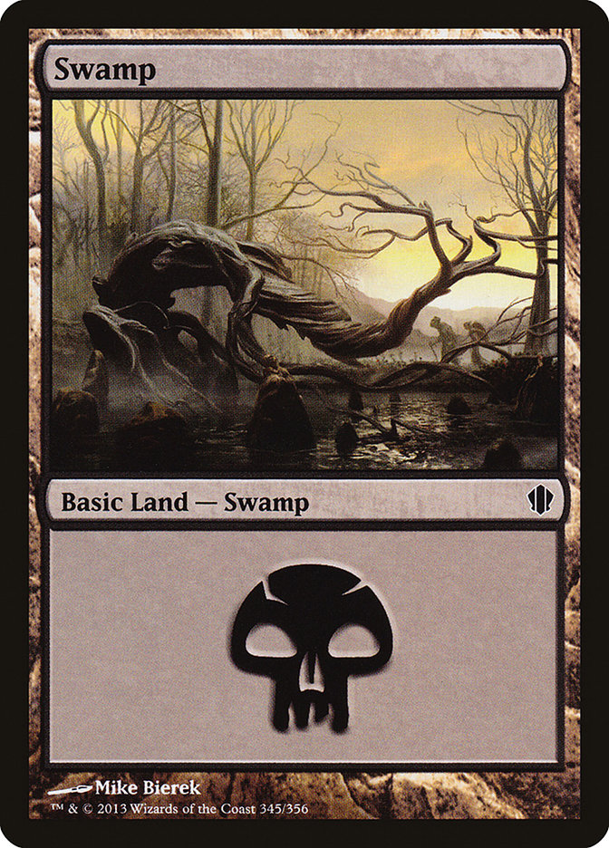 Swamp (345) [Commander 2013] | Red Riot Games CA