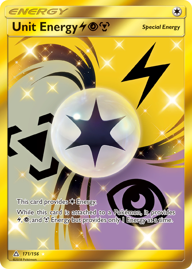 Unit Energy (171/156) (Lightning, Psychic, Metal) [Sun & Moon: Ultra Prism] | Red Riot Games CA