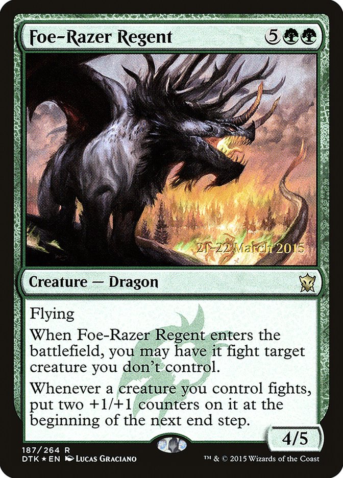 Foe-Razer Regent [Dragons of Tarkir Prerelease Promos] | Red Riot Games CA