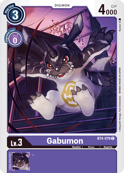 Gabumon [BT4-076] [Great Legend] | Red Riot Games CA