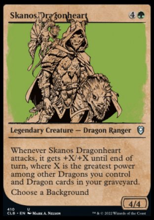Skanos Dragonheart (Showcase) [Commander Legends: Battle for Baldur's Gate] | Red Riot Games CA