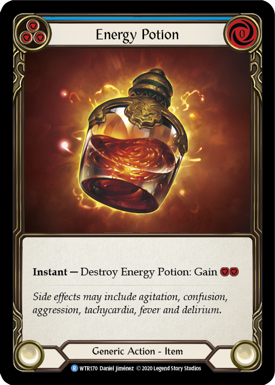 Energy Potion [U-WTR170] (Welcome to Rathe Unlimited)  Unlimited Rainbow Foil | Red Riot Games CA