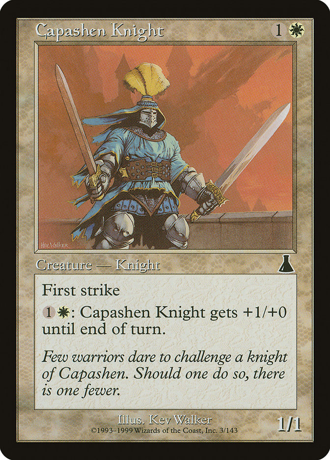 Capashen Knight [Urza's Destiny] | Red Riot Games CA