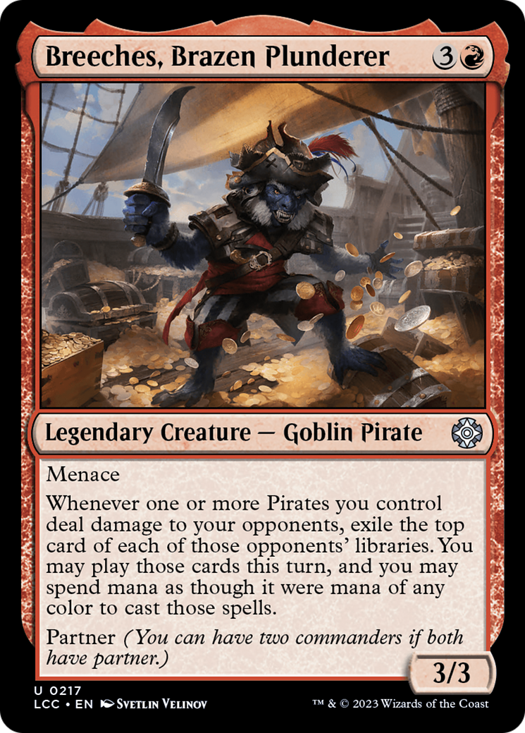 Breeches, Brazen Plunderer [The Lost Caverns of Ixalan Commander] | Red Riot Games CA