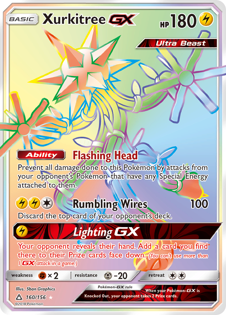 Xurkitree GX (160/156) [Sun & Moon: Ultra Prism] | Red Riot Games CA