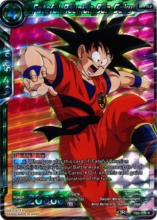 Fateful Reunion Son Goku (TB2-035) [World Martial Arts Tournament] | Red Riot Games CA