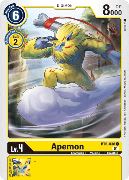 Apemon [BT6-038] [Double Diamond] | Red Riot Games CA