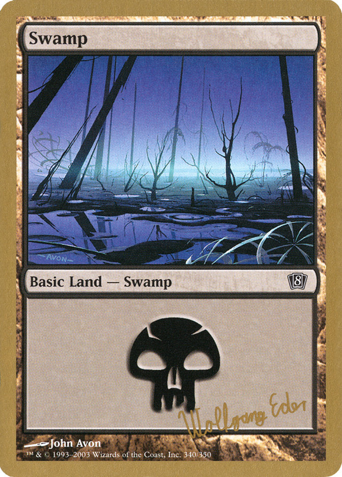 Swamp (we340) (Wolfgang Eder) [World Championship Decks 2003] | Red Riot Games CA
