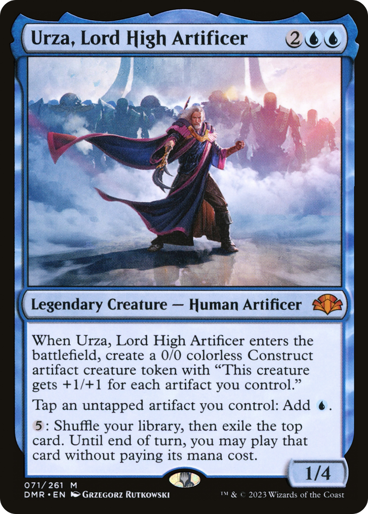 Urza, Lord High Artificer [Dominaria Remastered] | Red Riot Games CA