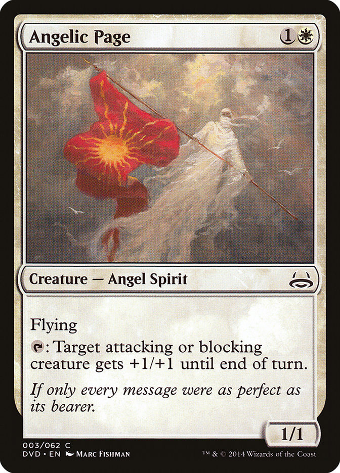 Angelic Page (Divine vs. Demonic) [Duel Decks Anthology] | Red Riot Games CA