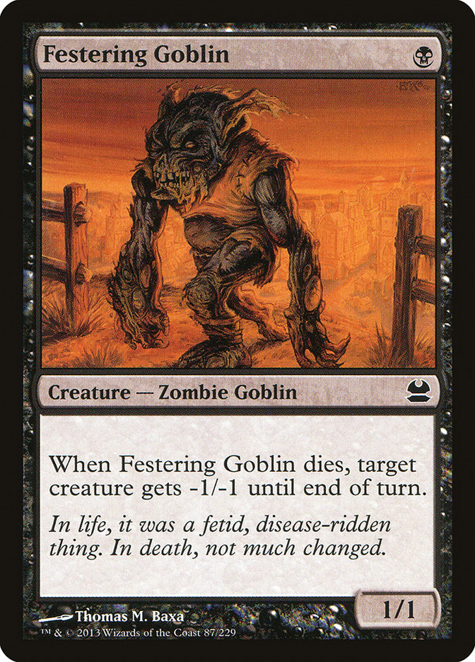 Festering Goblin [Modern Masters] | Red Riot Games CA