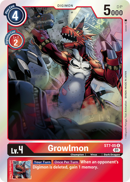 Growlmon [ST7-05] [Starter Deck: Gallantmon] | Red Riot Games CA