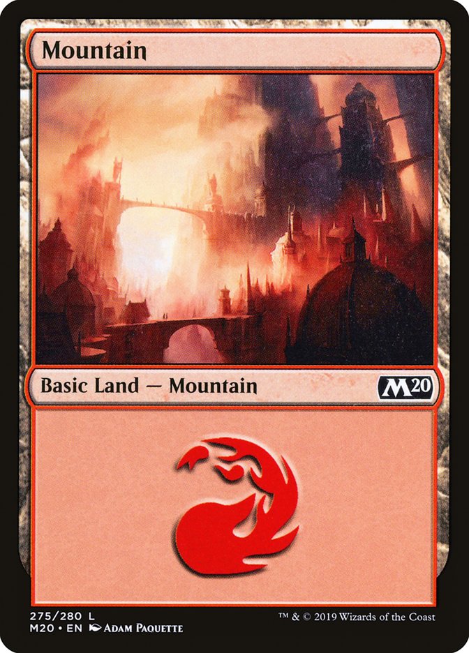 Mountain (275) [Core Set 2020] | Red Riot Games CA
