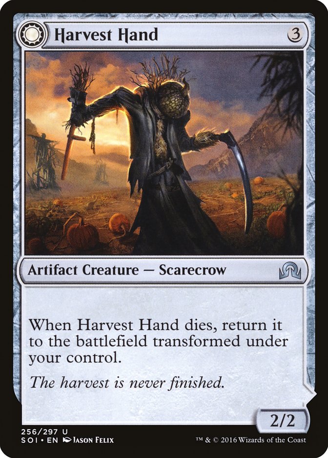 Harvest Hand // Scrounged Scythe [Shadows over Innistrad] | Red Riot Games CA