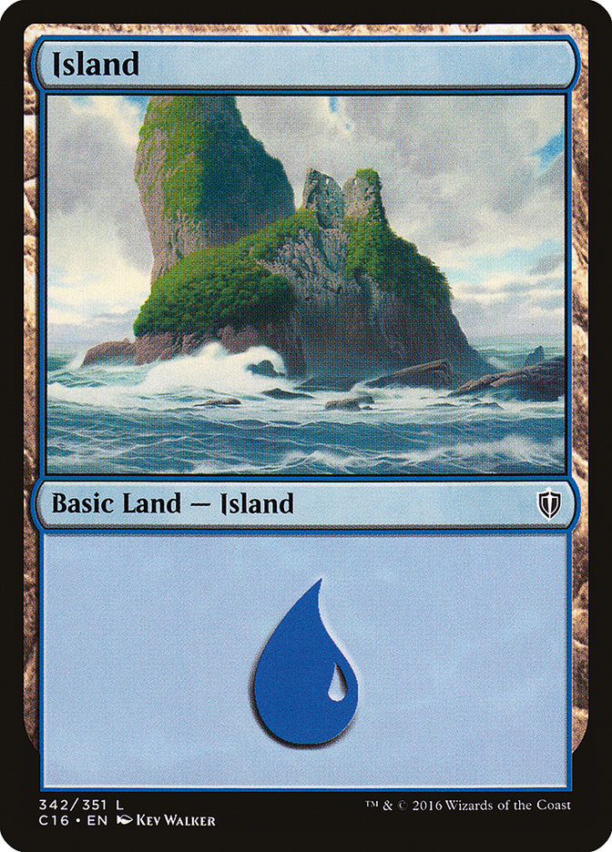 Island (342) [Commander 2016] | Red Riot Games CA