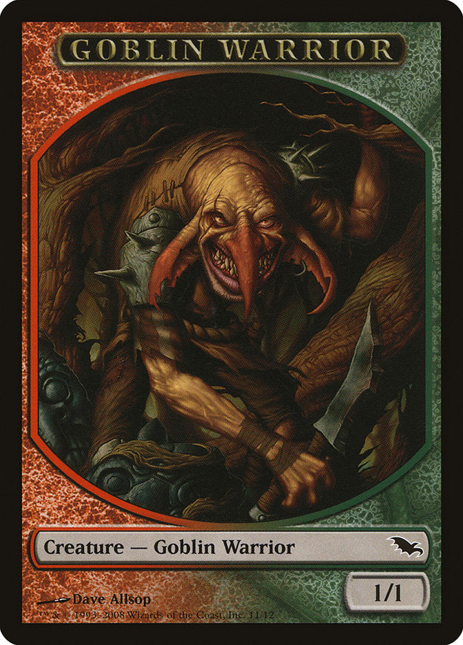 Goblin Warrior Token [Shadowmoor Tokens] | Red Riot Games CA