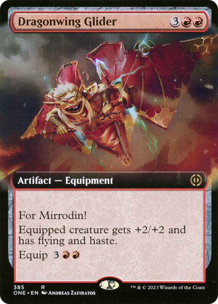 Dragonwing Glider (Extended Art) [Phyrexia: All Will Be One] | Red Riot Games CA